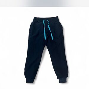 Figs Kids Joggers in Navy with Blue Accents